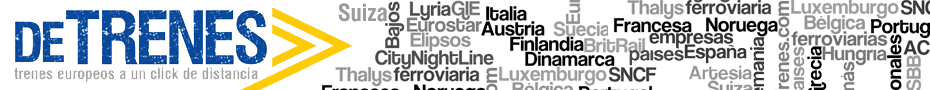 Pasajes y pases de tren europa.